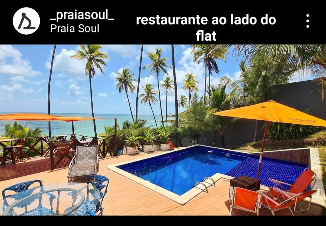 Flat Tabatinga Nord, Vista Para O Mar 康德 外观 照片