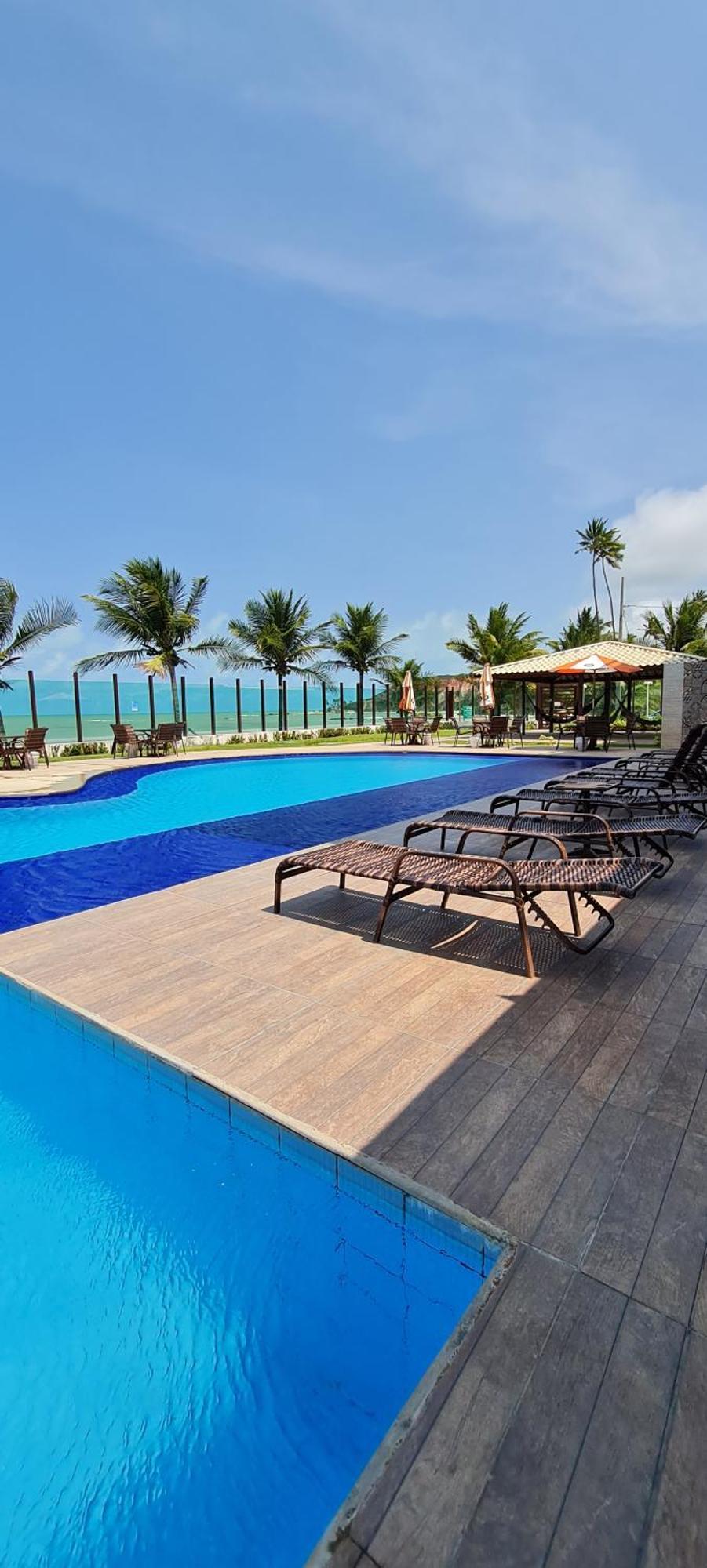 Flat Tabatinga Nord, Vista Para O Mar 康德 客房 照片